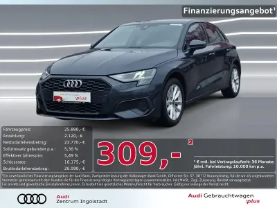 Gebraucht Audi A3 Ambiente 150 PS (110 kW) 2023 Manhattangrau metallic Limousine