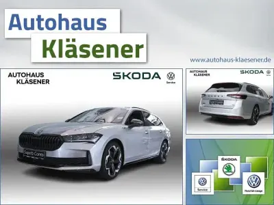 Neu Skoda Superb SportLine 193 PS (141 kW) 2026 Silber Kombi
