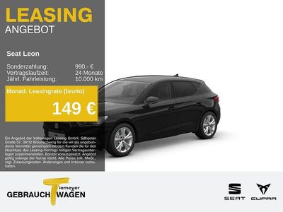 Usata Seat Leon FR 150 CV (110 kW) 2025 Nero Berlina