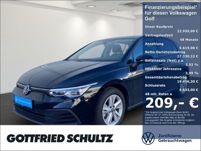 gebraucht VW Golf VIII Lim. 1.5TSI NAVI LED PDC CARPLAY 5J.GARA Life