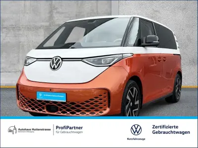 Gebraucht VW ID. Buzz Pro 150 kW (204 PS) 2023 Candyweiß/energetic orange... Van / Kleinbus