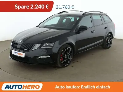 Gebraucht Skoda Octavia RS 245 PS (180 kW) 2018 Cerna magic black magic Kombi