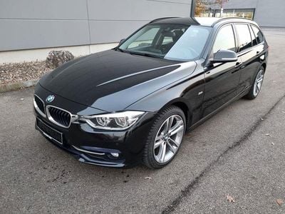 Schwarz Gebraucht 2017 BMW 318 Sport Line Kombi | 12.500 € (Fairer Preis)