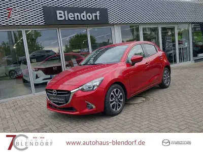Brugt Mazda 2 Sports-Line 90 HK (66 kW) 2017 Rød Hatchback