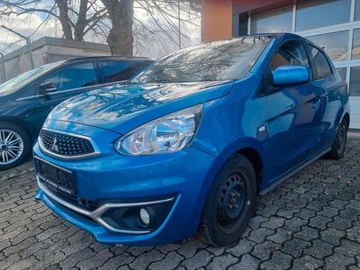 Gebraucht Mitsubishi Space Star Top 80 PS (58 kW) 2018 Blau Kleinwagen