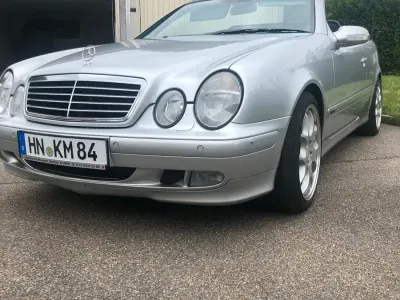 Gebraucht Mercedes CLK200 192 PS (141 kW) 2002 Silber Cabrio