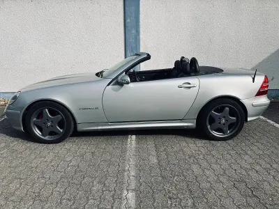 Gebraucht Mercedes SLK230 AMG 197 PS (144 kW) 2003 Silber Cabrio
