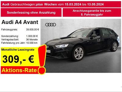 gebraucht Audi A4 Avant 35 TFSI S line S tronic Opt.Schwarz*RFK*ACC*18Zoll