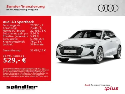 Gebraucht Audi A3 Advanced 150 PS (110 kW) 2025 Weiß Limousine