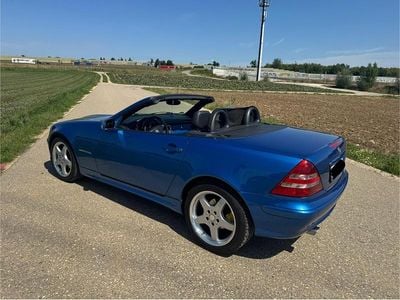 Gebraucht Mercedes SLK200 163 PS (119 kW) 2000 Blau Cabrio
