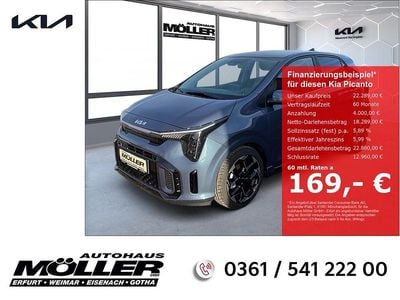 Neu Kia Picanto GT-Line 68 PS (50 kW) 2025 Blau Kleinwagen