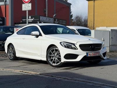 Gebraucht Mercedes C180 AMG line 156 PS (114 kW) 2018 Weiß Coupé