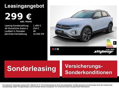 Neu VW T-Roc Style 150 PS (110 kW) 2025 Pure white schwarz SUV