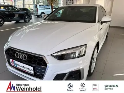Gebraucht Audi A5 Sportback S-Line 204 PS (150 kW) 2023 Weiß Kleinwagen
