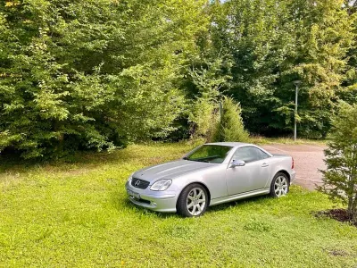 Gebraucht Mercedes SLK230 197 PS (144 kW) 2002 Silber Cabrio