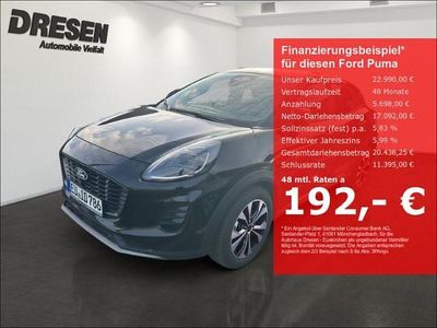 Gebraucht Ford Puma Titanium 125 PS (91 kW) 2025 Schwarz SUV
