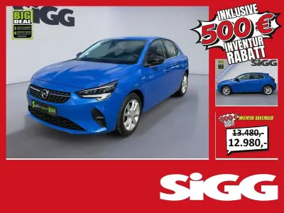 Gebraucht Opel Corsa Elegance 101 PS (74 kW) 2023 Perl blau/voltaik blau Kleinwagen