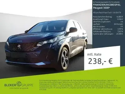 Usata Peugeot 3008 Allure 131 CV (96 kW) 2023 Blu SUV