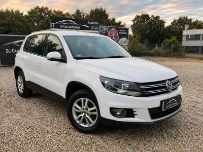 Gebraucht VW Tiguan Trendline 122 PS (89 kW) 2014 Weiß SUV