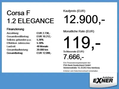 Gebraucht Opel Corsa Elegance 75 PS (55 kW) 2023 Weiss Kleinwagen