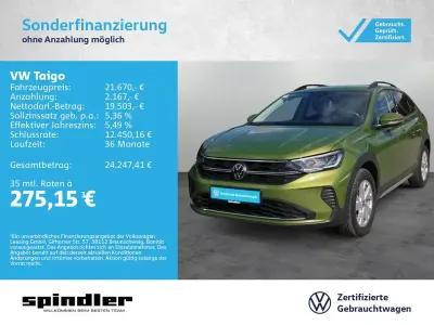 Gebraucht VW Taigo Life 150 PS (110 kW) 2023 Visual green metallic SUV