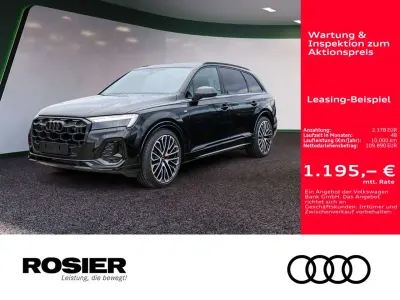 Neu Audi Q7 S-Line 286 PS (210 kW) 2025 Schwarz / mythosschwarz SUV