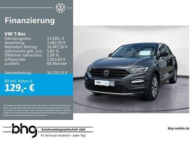 Second-hand VW T-Roc Style 116 CP (85 kW) 2018 Gri SUV