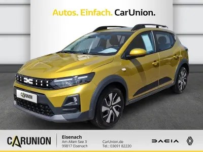 Neu Dacia Sandero Expression 122 PS (89 kW) 2026 Amber yellow Limousine