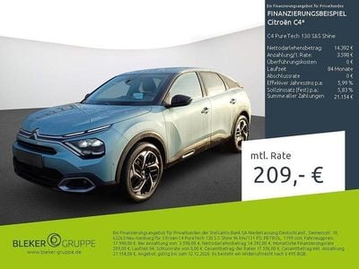 Second-hand Citroën C4 PureTech 131 CP (96 kW) 2023 Albastru Berlinǎ