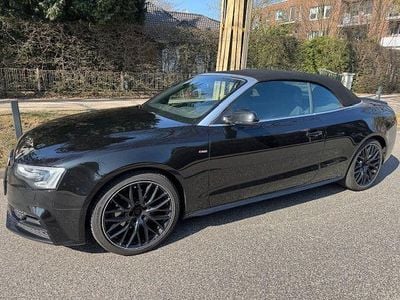 Second-hand Audi A5 Cabriolet S-line plus 190 CP (139 kW) 2016 Negru Cabrio