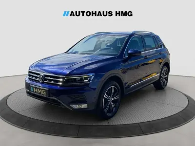 Gebraucht VW Tiguan Highline 190 PS (139 kW) 2016 Blau SUV