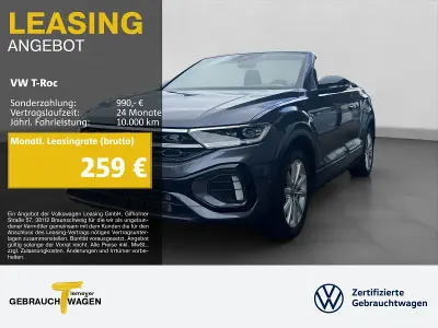 Gebraucht VW T-Roc R-line 150 PS (110 kW) 2025 Grau SUV