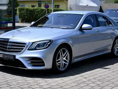Gebraucht Mercedes S560 AMG line 469 PS (344 kW) 2017 Diamantsilber metallic Limousine