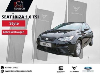 Gebraucht Seat Ibiza Style 95 PS (69 kW) 2021 Midnight schwarz metallic (metallic) Kleinwagen