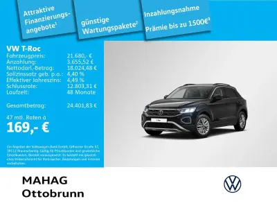 Gebraucht VW T-Roc Life 110 PS (80 kW) 2024 Schwarz SUV