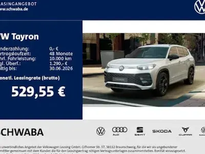Ny VW Tayron R-line 204 HK (150 kW) 2025 Sølv SUV