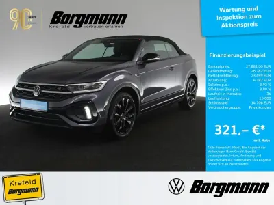 Gebraucht VW T-Roc Cabriolet R-line 150 PS (110 kW) 2022 Rauchgrau metallic (metallic) Cabrio