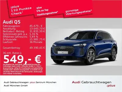 Gebraucht Audi Q5 Sport 204 PS (150 kW) 2025 Navarrablau metallic SUV
