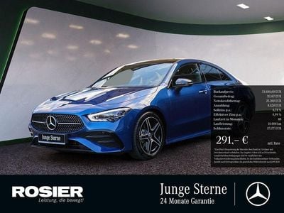 Blau / spektralblau Gebraucht 2024 Mercedes CLA180 Advanced Plus Limousine | 33.680 € (Fairer Preis)