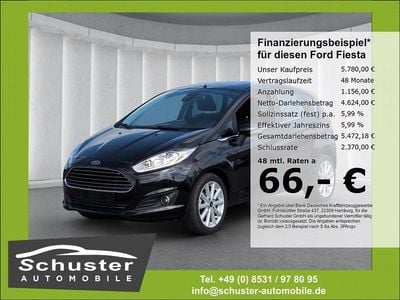 Gebraucht Ford Fiesta Titanium 101 PS (74 kW) 2016 Schwarz Kleinwagen