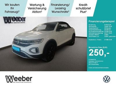 Second-hand VW T-Roc Cabriolet Style 150 CP (110 kW) 2023 Alb Cabrio