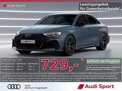 Neu Audi RS3 Sport 400 PS (294 kW) 2025 Kemoragrau Limousine