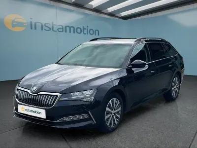 Brugt Skoda Superb 218 HK (160 kW) 2022 Sort Stationcar