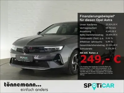 Gebraucht Opel Astra 131 PS (96 kW) 2024 Grau Kleinwagen