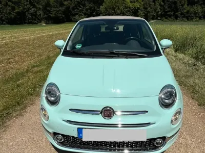 Używany Fiat 500C Lounge 105 KM (77 kW) 2016 Zielony Kabriolet