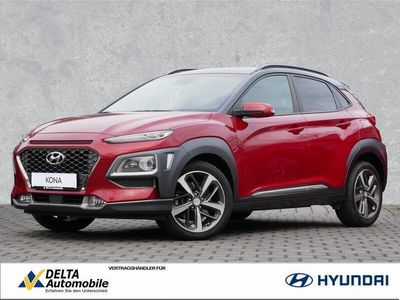 gebraucht Hyundai Kona 1.6 TGDI Premium DCT 4WD Navi Leder LED