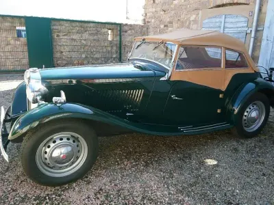 Gebraucht MG TD 54 PS (39 kW) 1952 Grün Cabrio