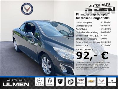 Gebraucht Peugeot 308 CC Active 156 PS (114 kW) 2014 Grau Cabrio