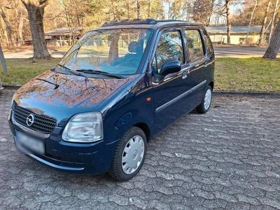 Usata Opel Agila 58 CV (42 kW) 2002 Blu Monovolume