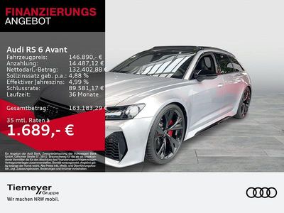 Silber Gebraucht 2024 Audi RS6 Performance Kombi | 146.890 €